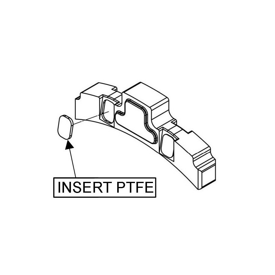Pièce détachée REKLUSE Insert Teflon embrayage TT x24