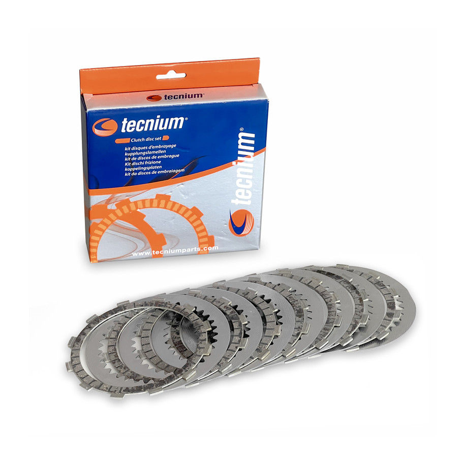 Kit disques garnis + lisses d'embrayage TECNIUM