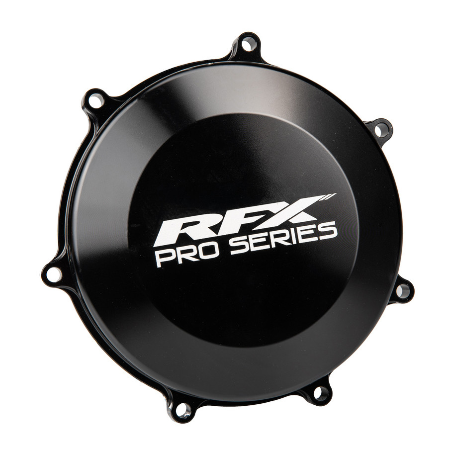 Couvre-carter d’embrayage (Anodisé dur Noir) RFX Pro- Kawasaki KXF450