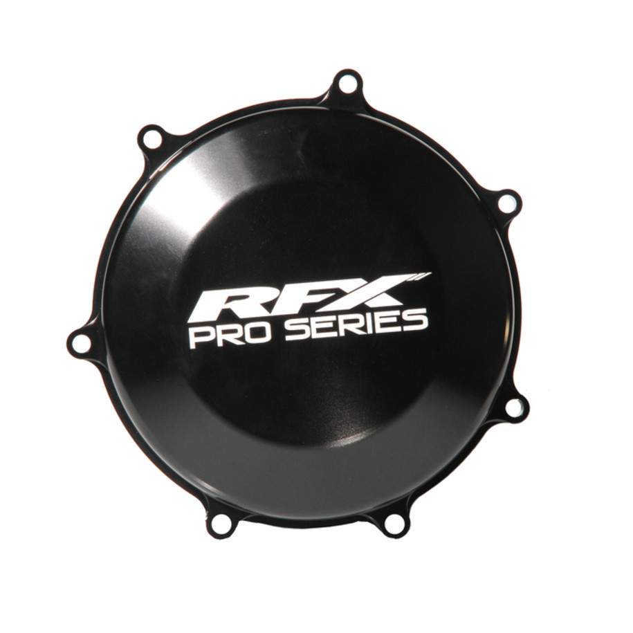 Couvre-carter d’embrayage (Anodisé dur Noir) RFX Pro- Kawasaki KXF450