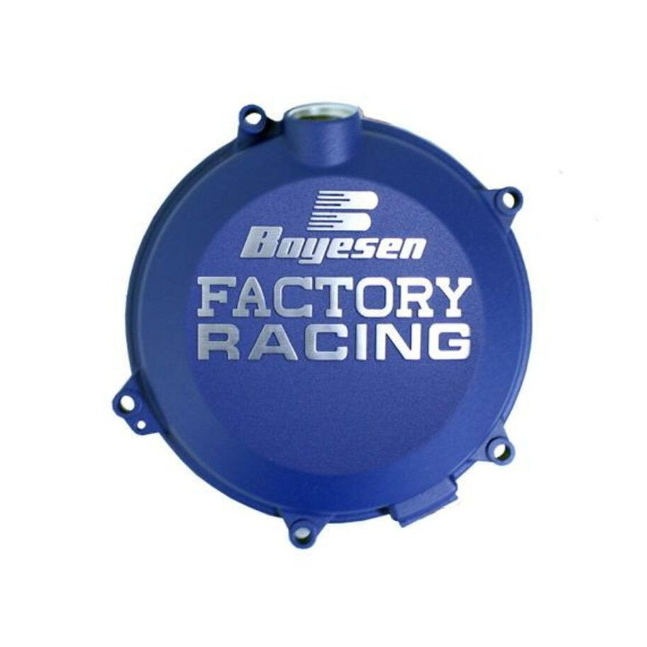 Couvercle de carter d’embrayage BOYESEN Factory Racing alu Race Blue KTM/Husqvarna