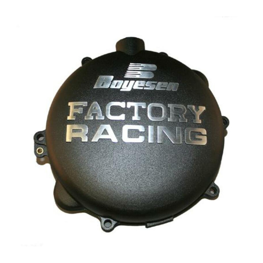 Couvercle de carter d'embrayage BOYESEN Factory Racing noir KTM EXC 250/300