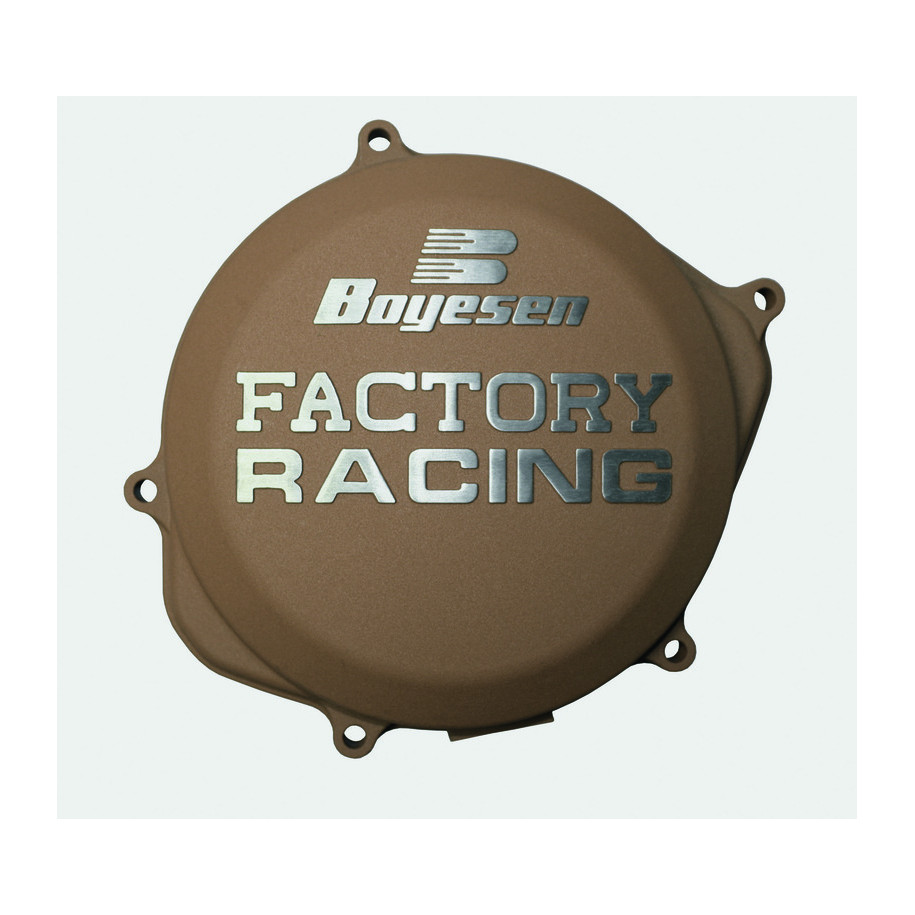 Couvercle de carter d'embrayage BOYESEN Factory Racing magnésium Kawasaki KX250