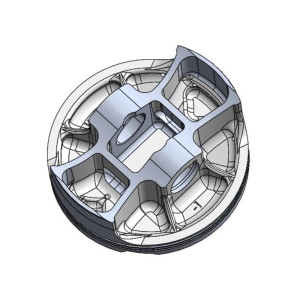 Kit piston forgé WÖSSNER Ø96mm