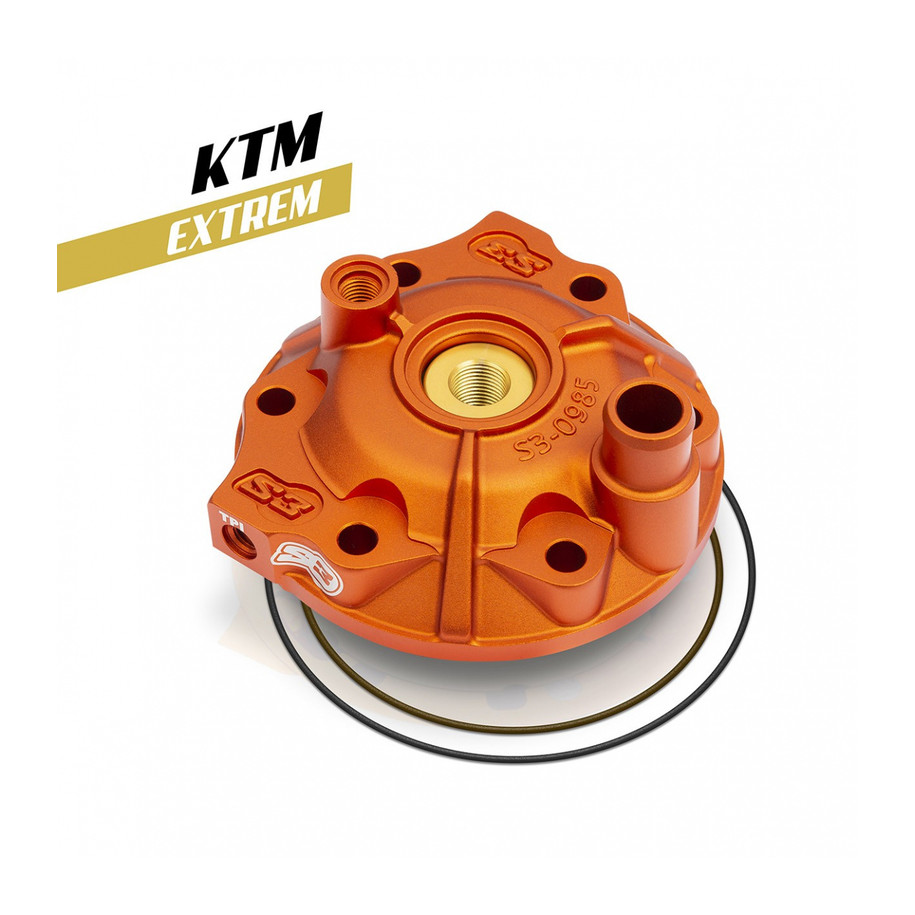 Kit culasse et insert S3 Extreme Enduro basse compression - orange KTM/Husqvarna