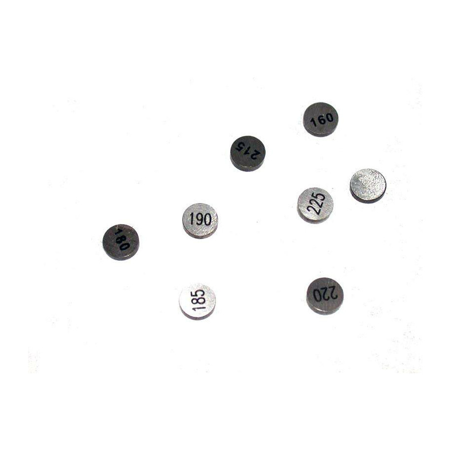 Pastilles de soupape HOT CAMS Ø7,48x1,30mm - jeu de 5